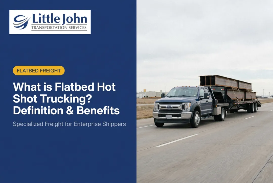 What is Flatbed Hot Shot Trucking? Definition & Benefits