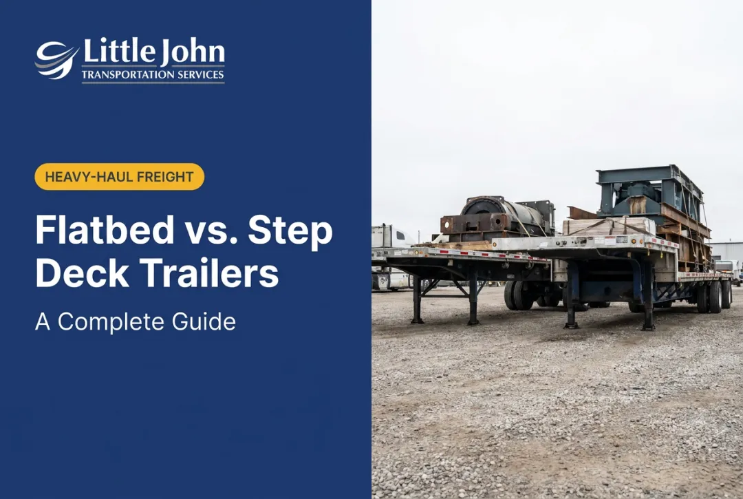Flatbed vs. Step Deck Trailers: A Complete Guide