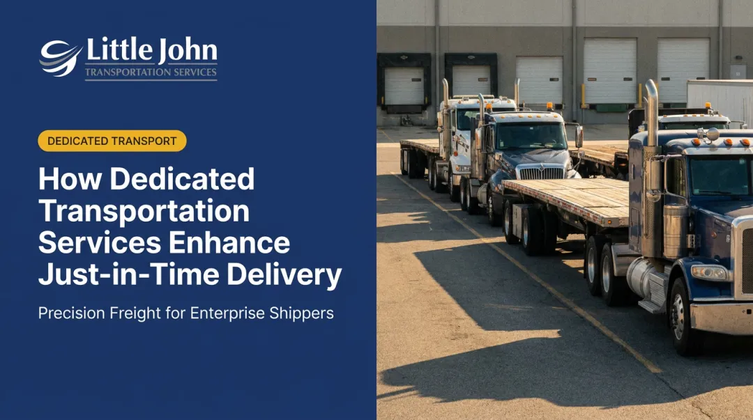 How Dedicated Transportation Services Enhance Just-in-Time Delivery