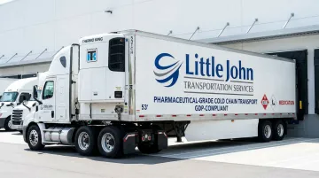 Pharmaceutical grade refrigerated carrier truck with GDP compliant cold chain equipment