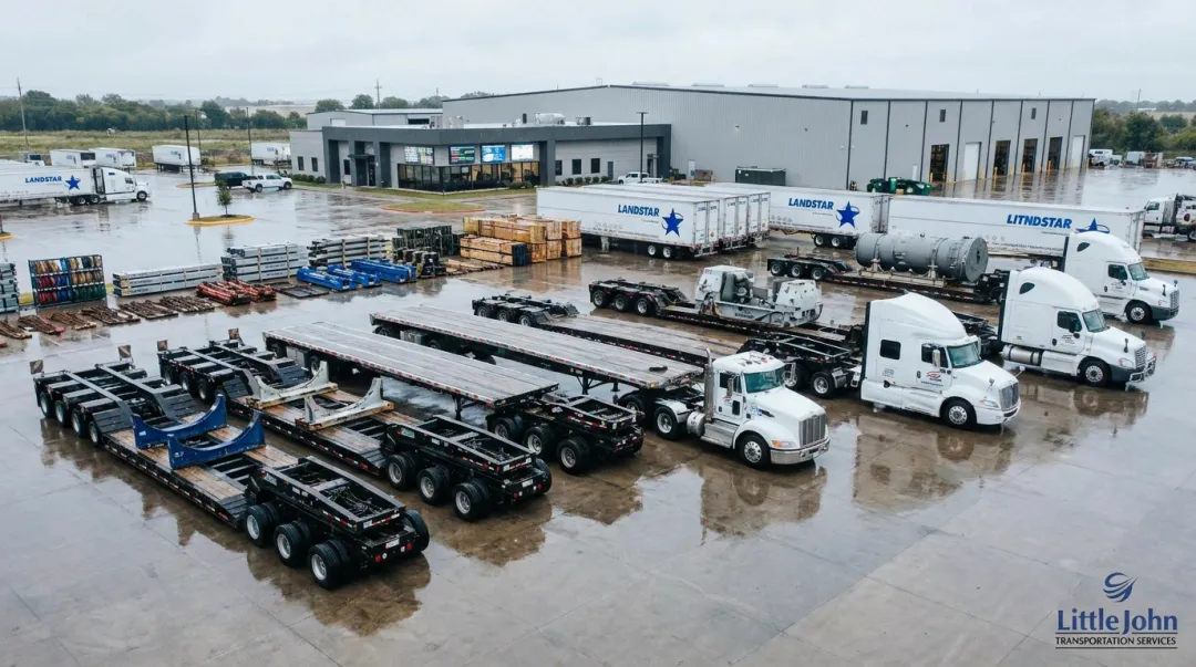 Little John Transportation heavy haul carrier network scale and specialized trailer fleet