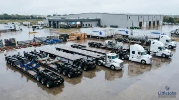 Little John Transportation heavy haul carrier network scale and specialized trailer fleet