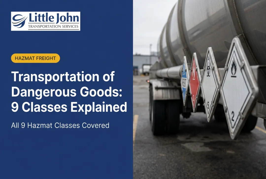 Transportation of Dangerous Goods: 9 Classes Explained