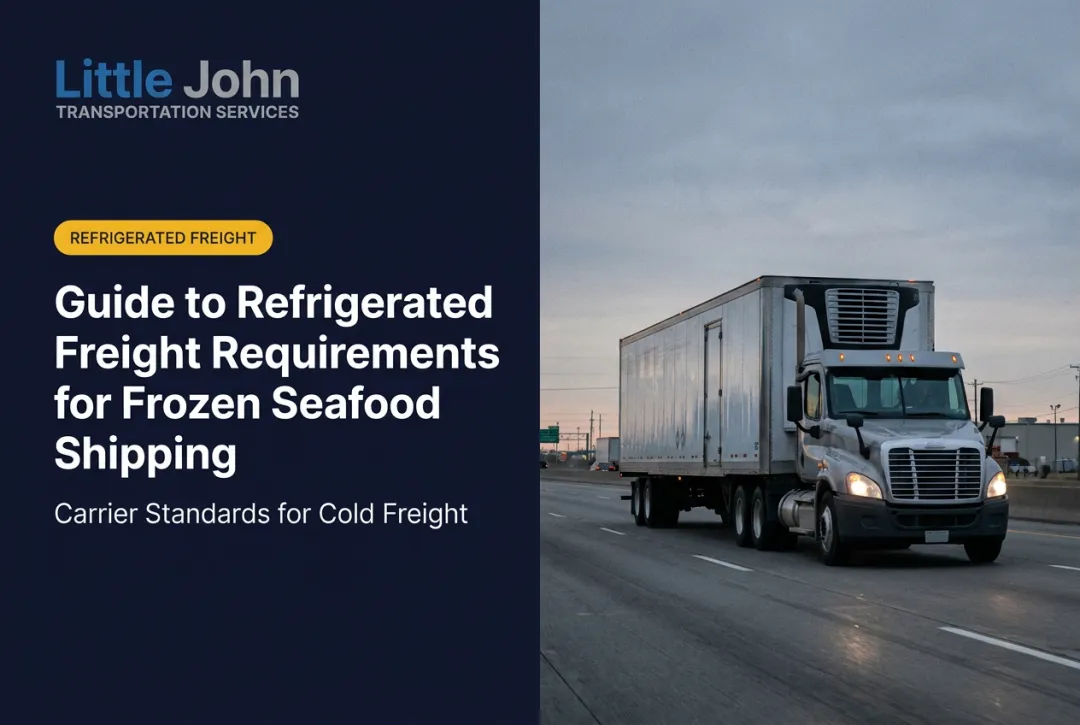 Guide to Refrigerated Freight Requirements for Frozen Seafood Shipping