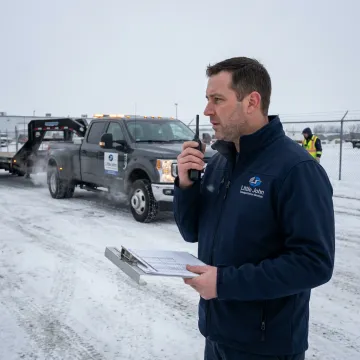 Hot shot truck being dispatched for urgent freight