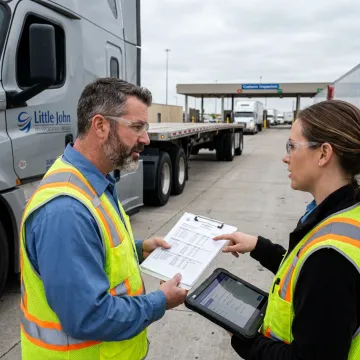 Logistics team coordinating a cross-border shipment