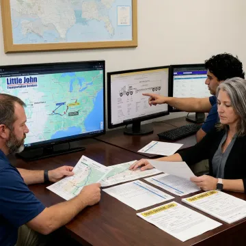 Heavy-haul route planning and truck dispatch