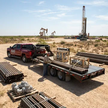 Hot shot truck being dispatched for urgent freight