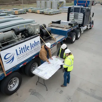 Heavy-haul route planning for oil rig transportation