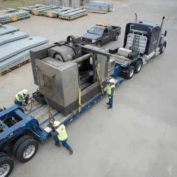 CNC Machine Transport & Heavy Haulers