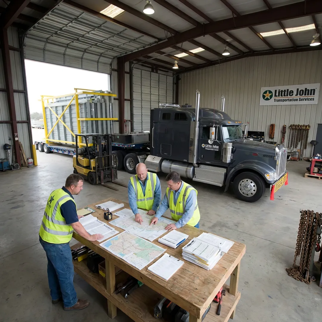 Heavy haul transport planning for oversized machinery