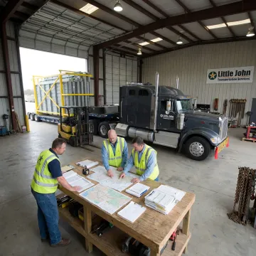 Heavy haul transport planning for oversized machinery