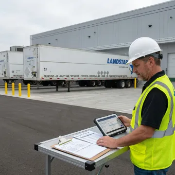 Dispatcher coordinating transloading process