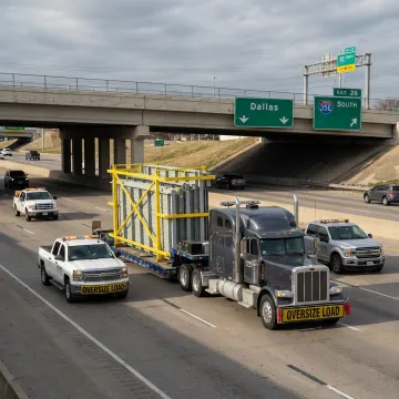 Oversize Load Trucking Services, Dallas TX