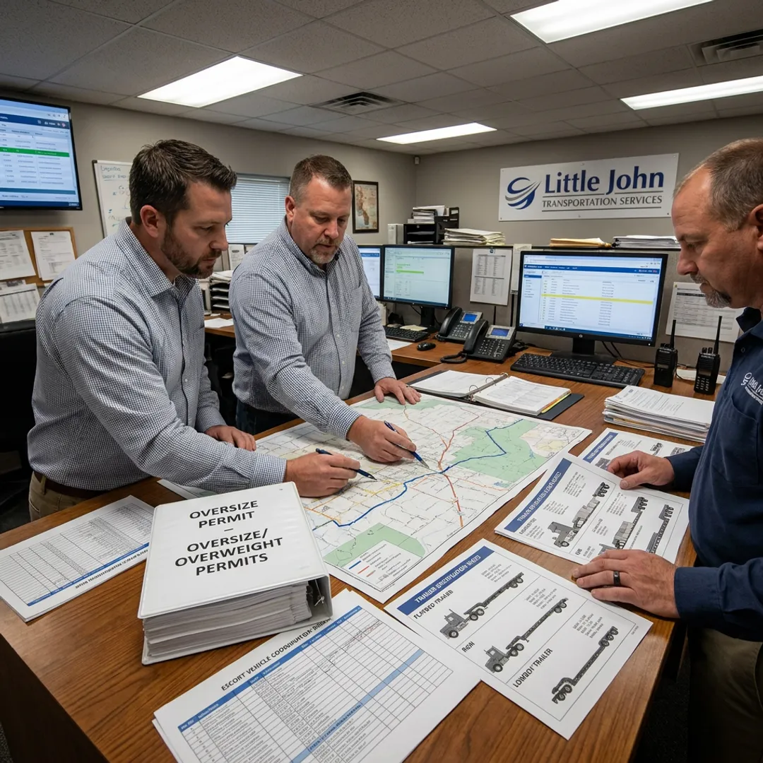 Heavy-haul route planning for an oversize load