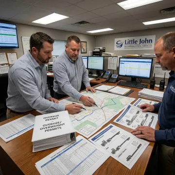 Heavy-haul route planning for an oversize load