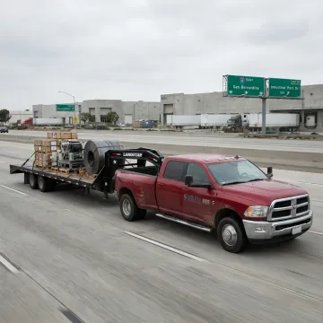 Hot Shot Trucking, California
