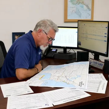 Heavy haul route planning and dispatch coordination