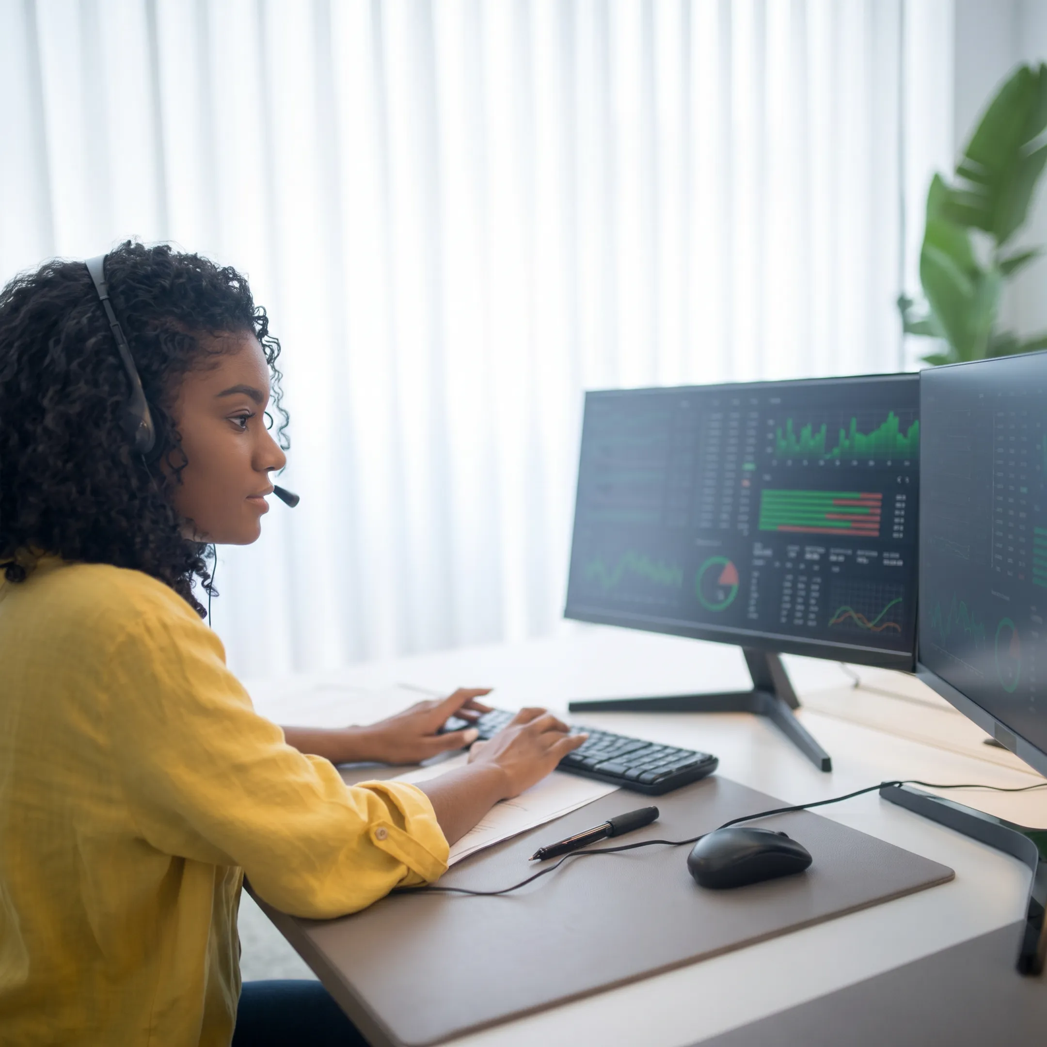Technician supporting a business cloud migration
