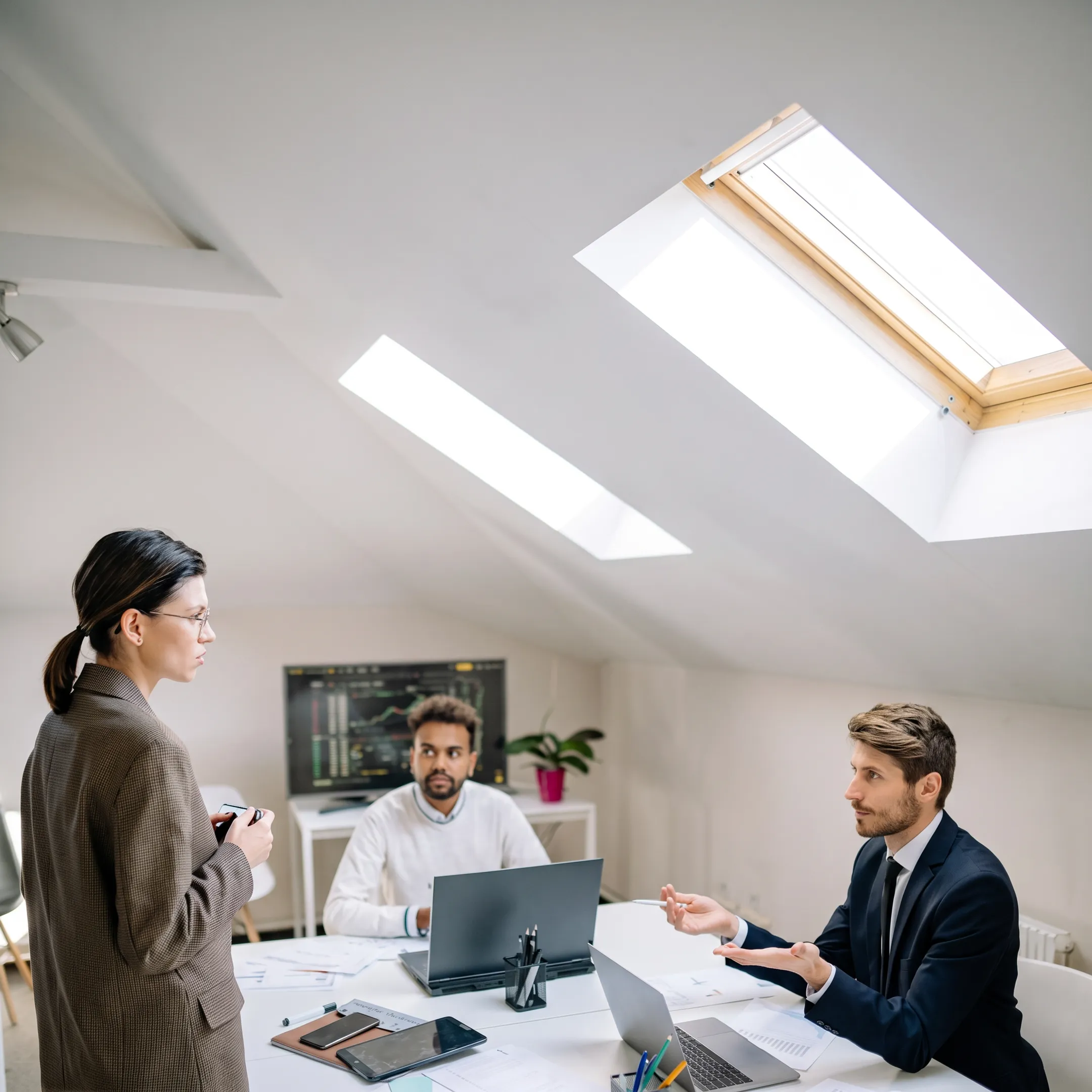 Consultant helping nonprofit team plan technology improvements