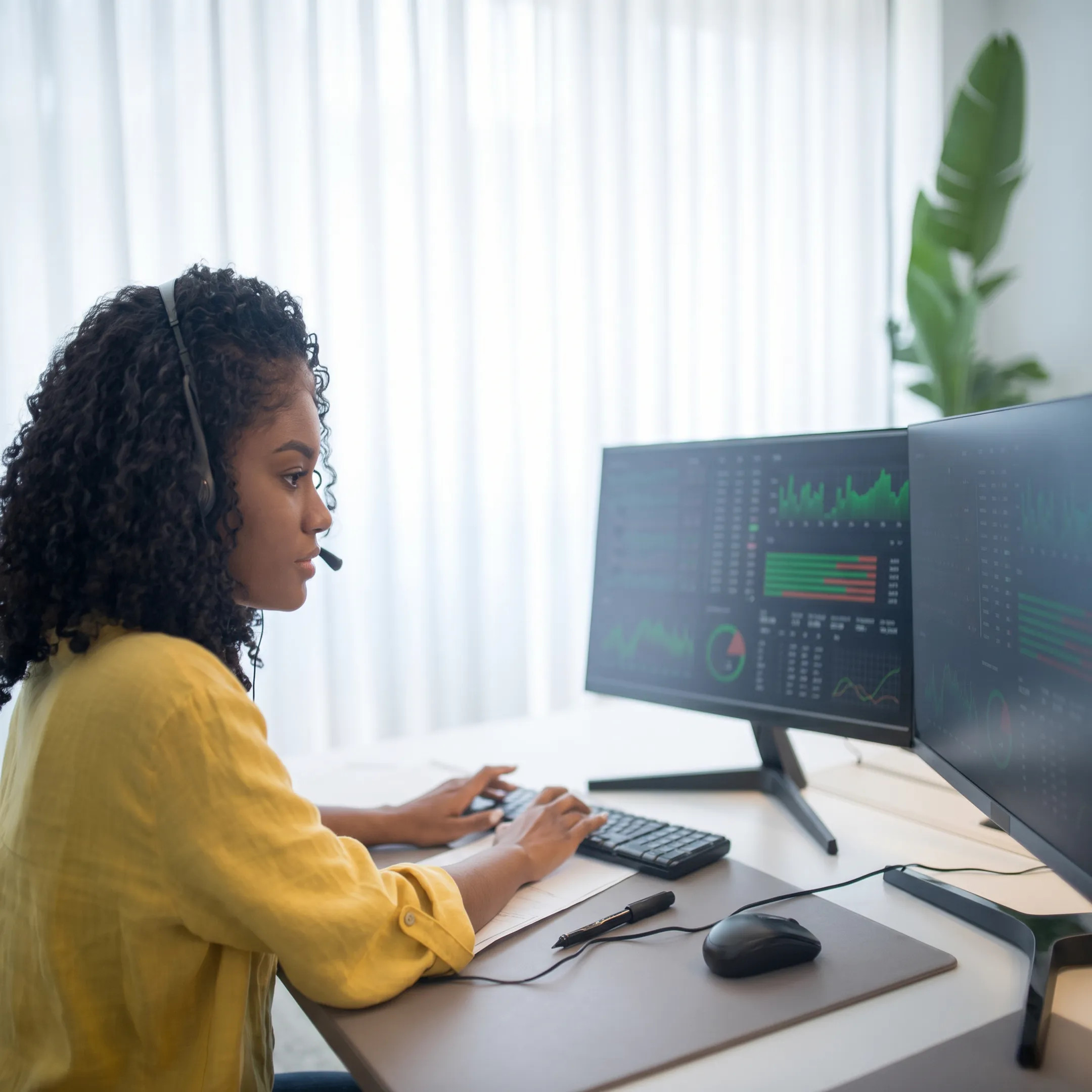 Security operations team monitoring business networks and cybersecurity alerts