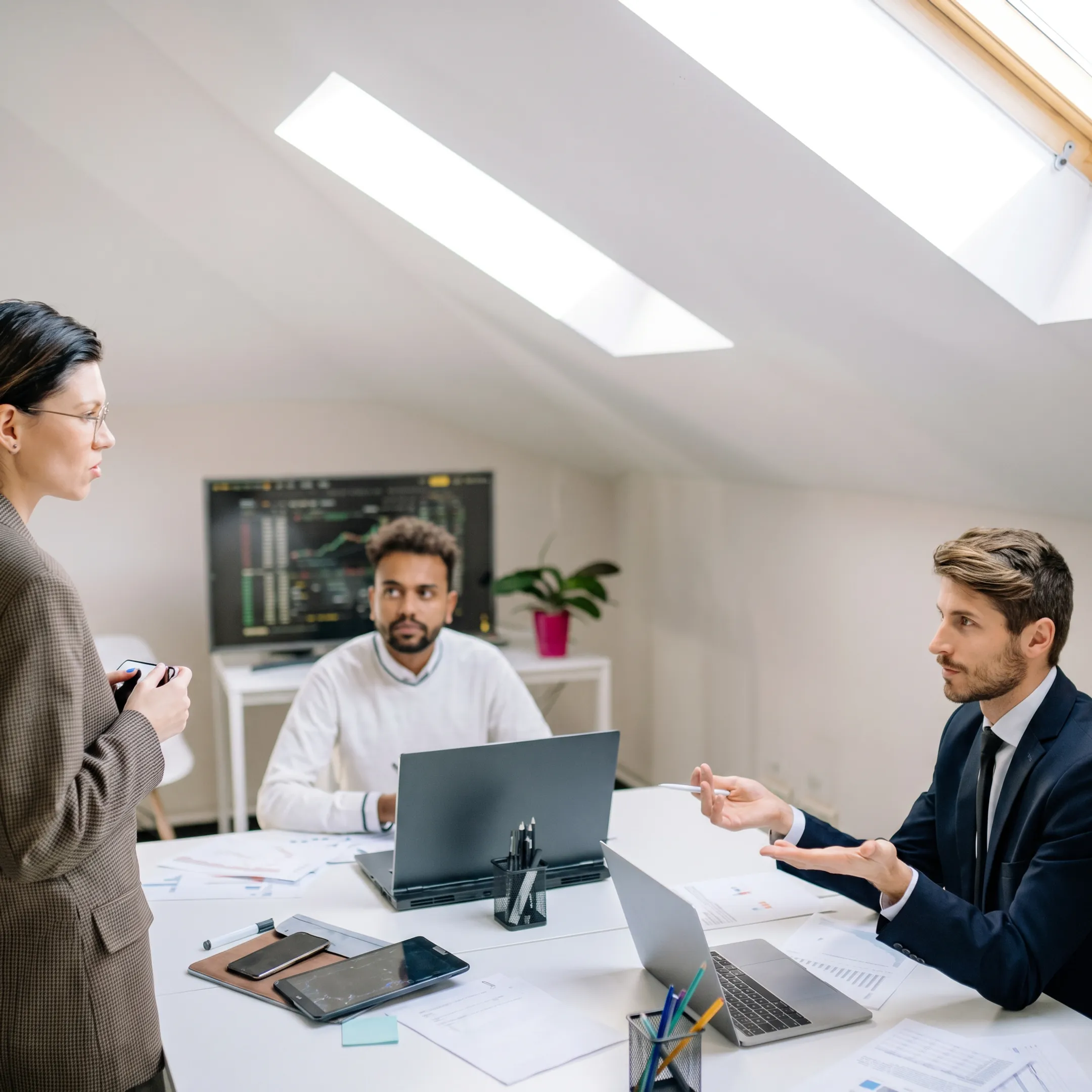 Nonprofit team receiving IT support