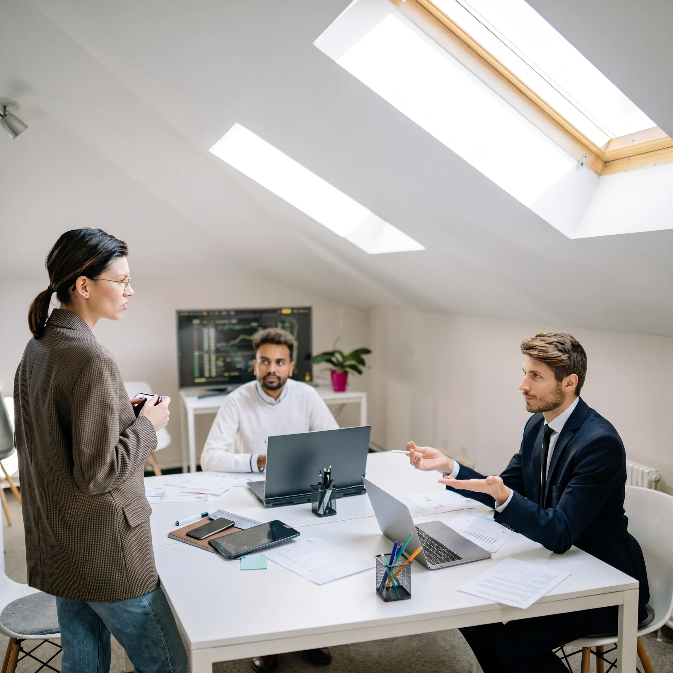 IT professionals collaborating with an internal technology team