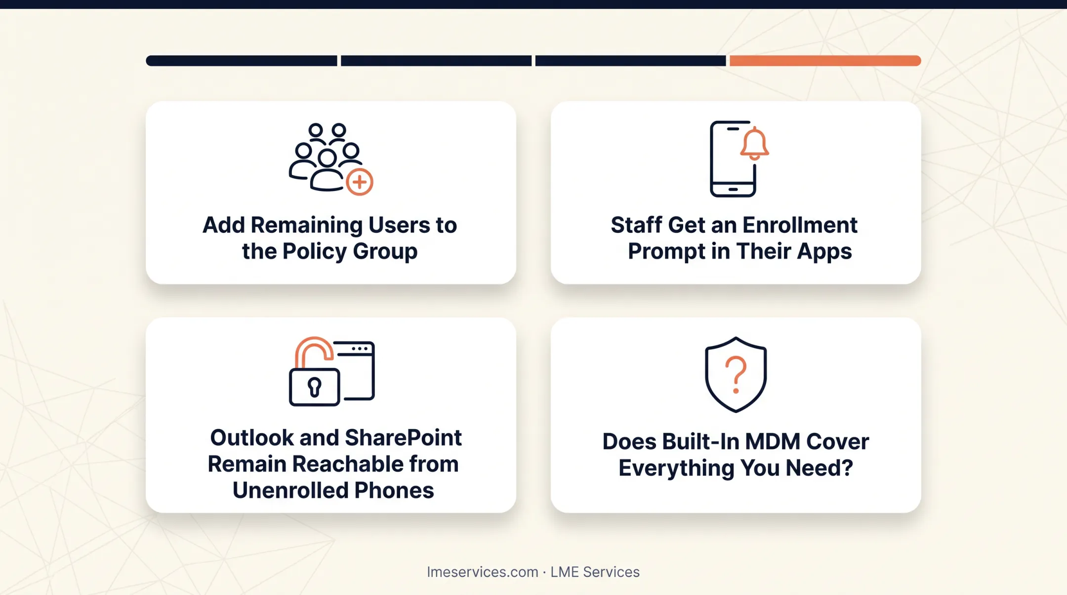 Office 365 Basic Mobility and Security setup process