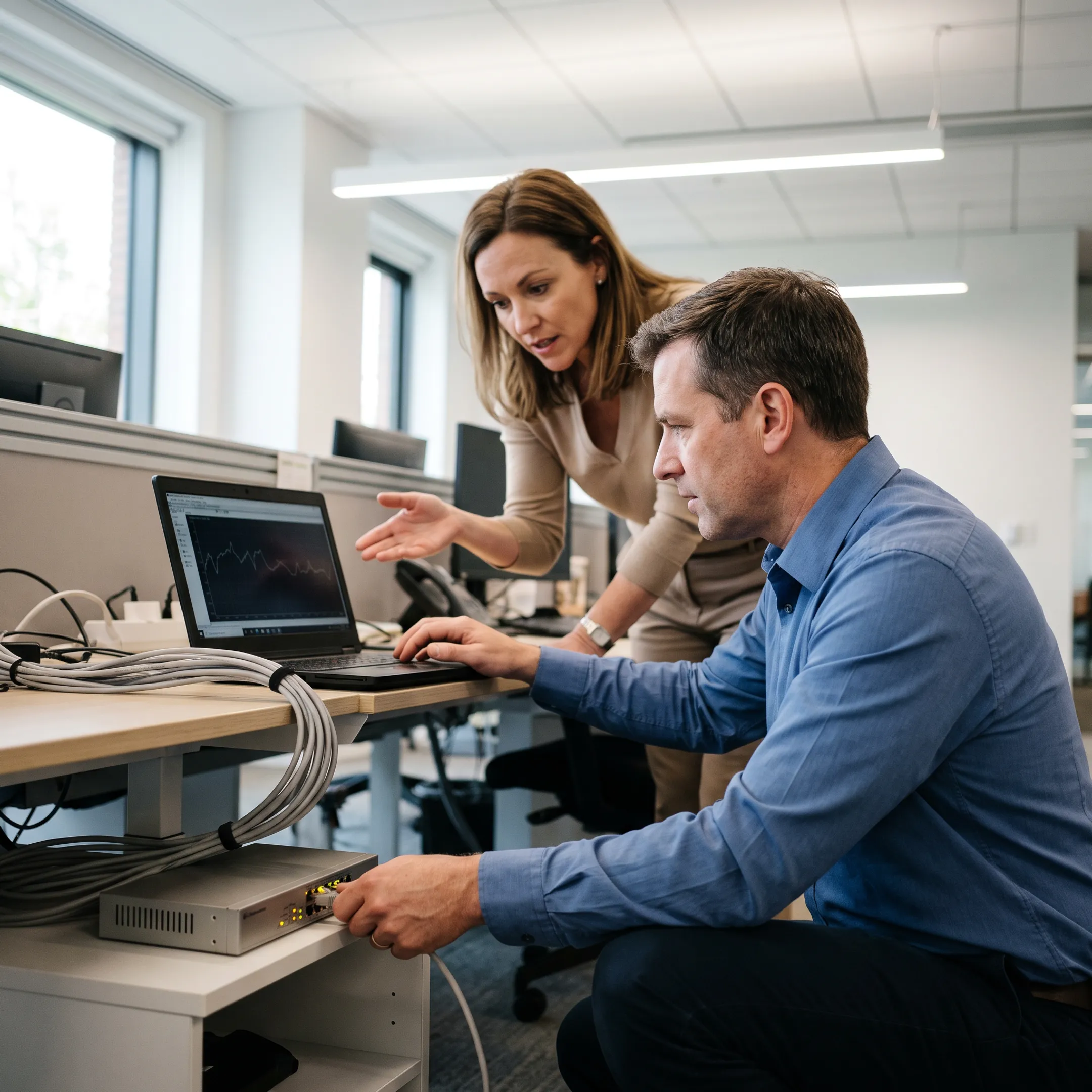 IT professional supporting a Chicago office team