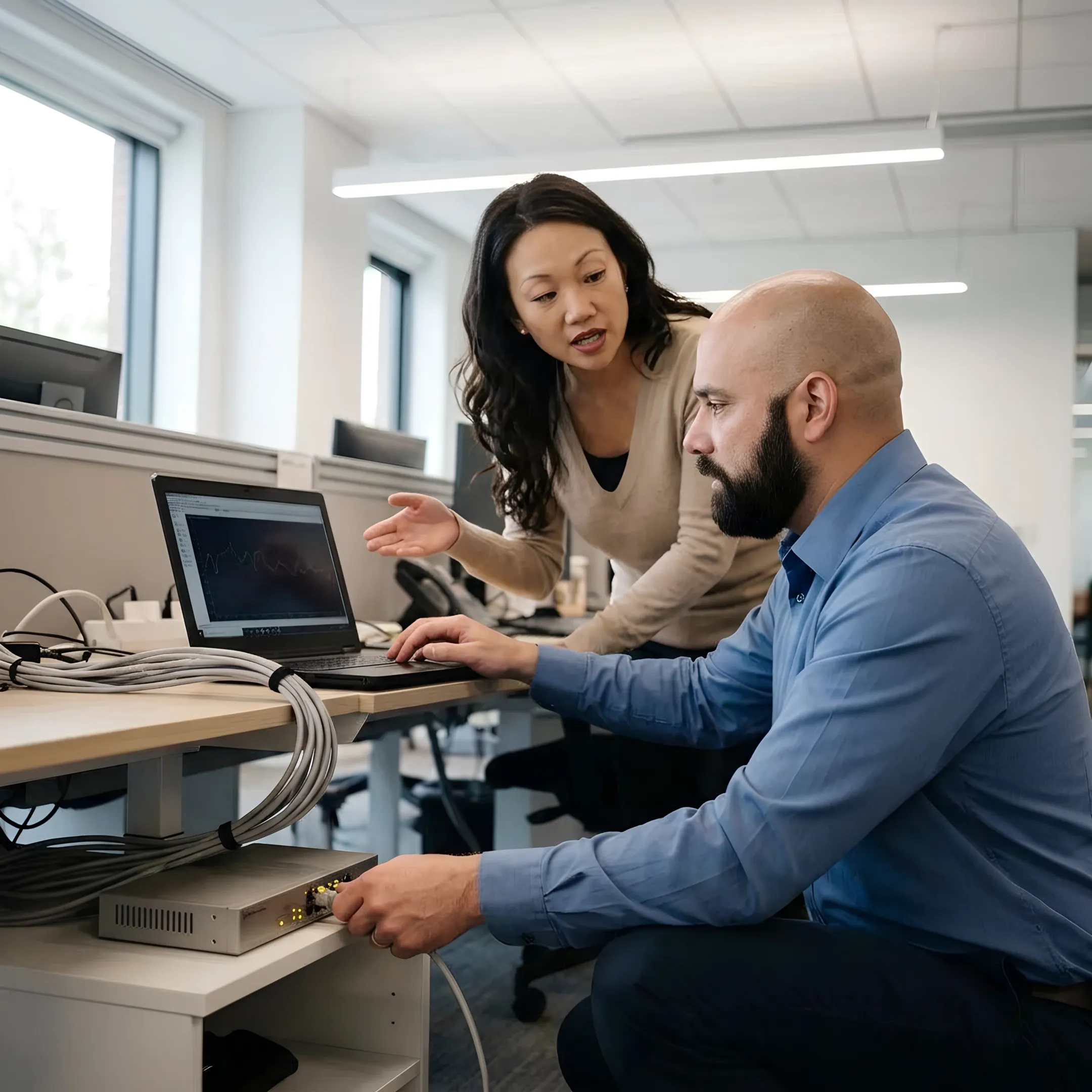 IT professional supporting a Chicago office team