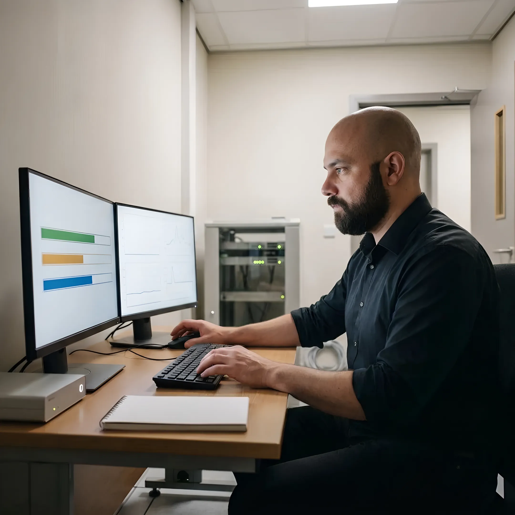 Secure cloud and server backup monitoring dashboard