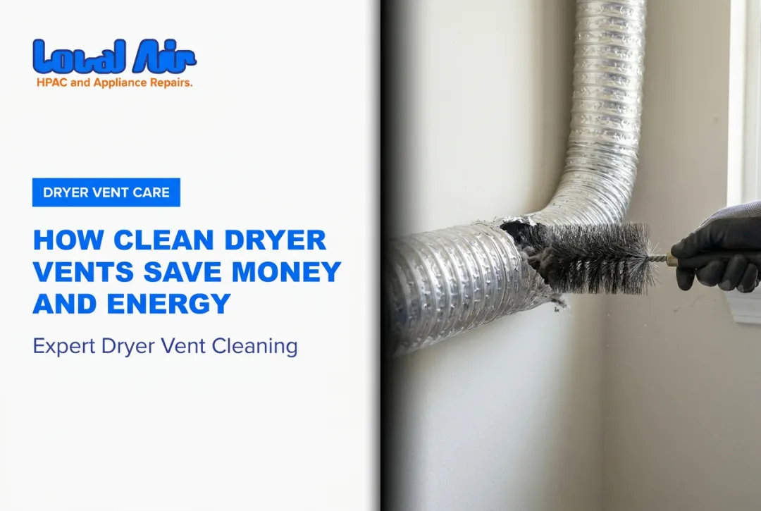 How Clean Dryer Vents Save Money and Energy
