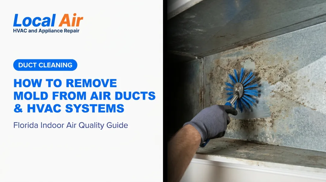 How to Remove Mold from Air Ducts & HVAC Systems