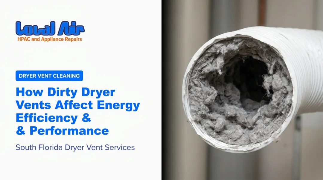 How Dirty Dryer Vents Affect Energy Efficiency & Performance