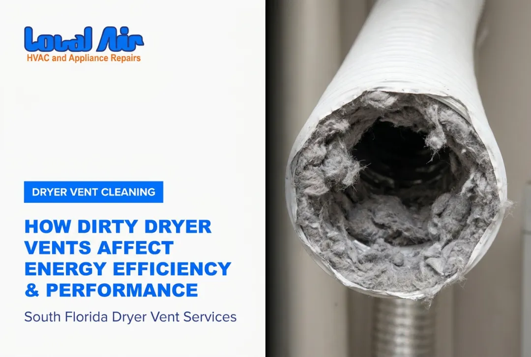 How Dirty Dryer Vents Affect Energy Efficiency & Performance
