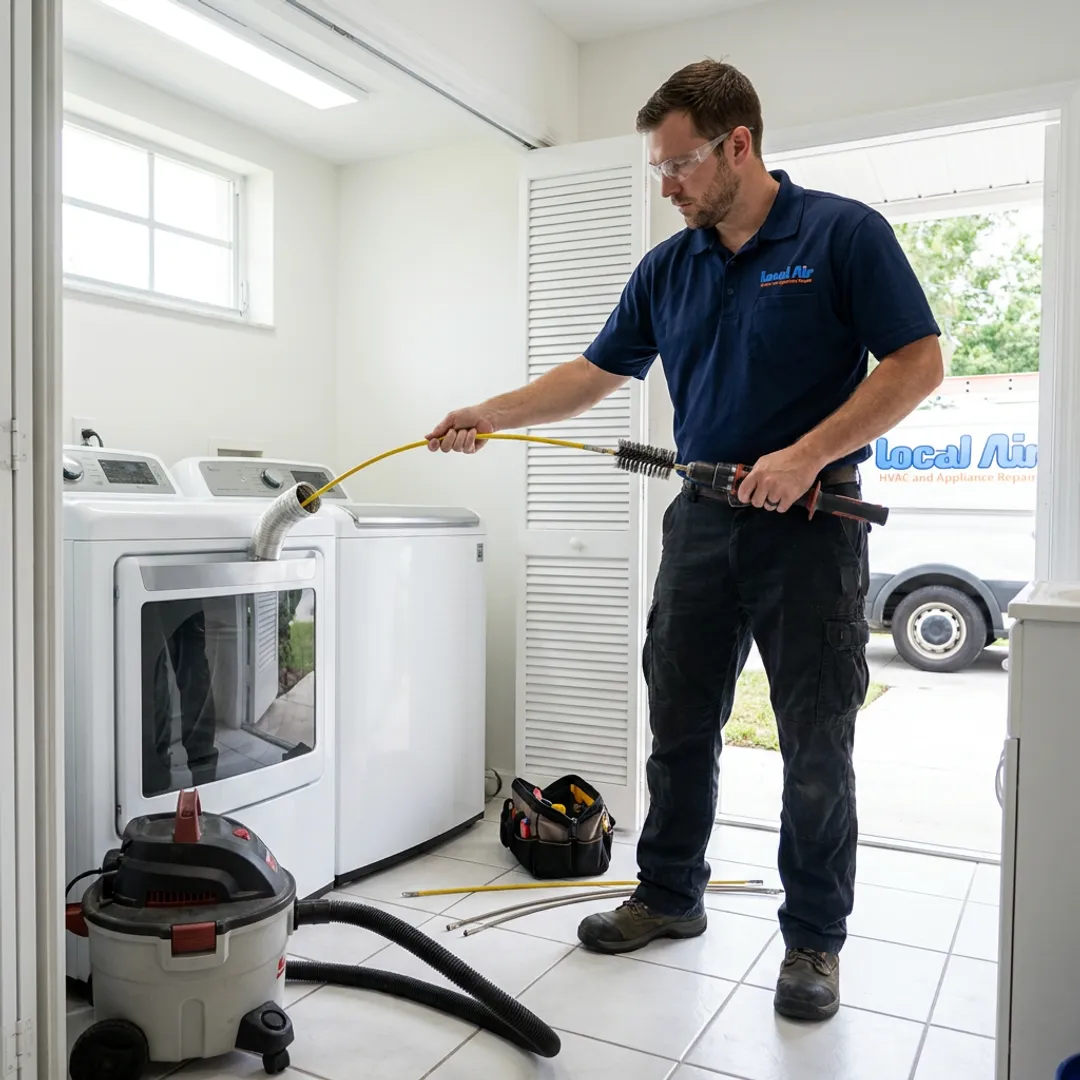 Residential Dryer Vent Cleaning Services in Central West Florida
