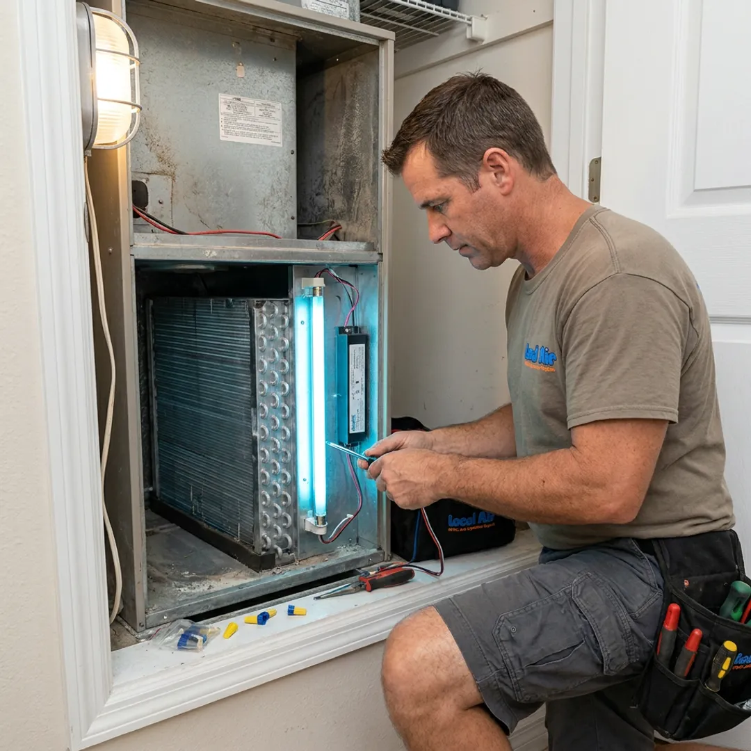 UV Light Installation for Air Quality in Broward County