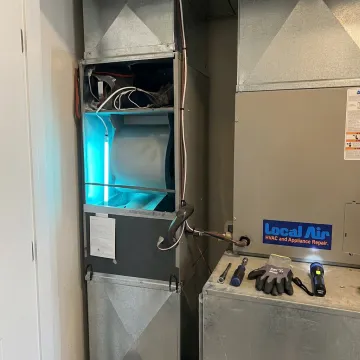 Clean HVAC duct and air purification equipment