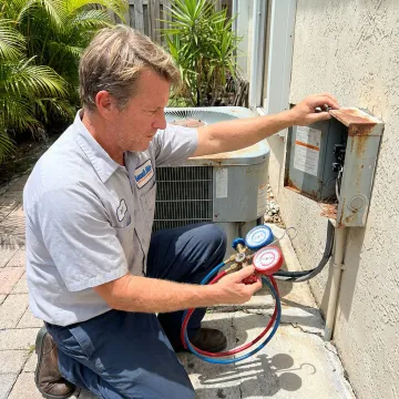 Residential AC maintenance for a Florida home