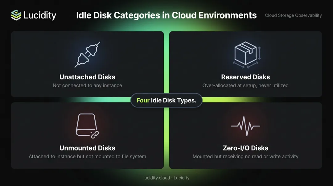 Four types of idle cloud storage disks causing hidden billing waste