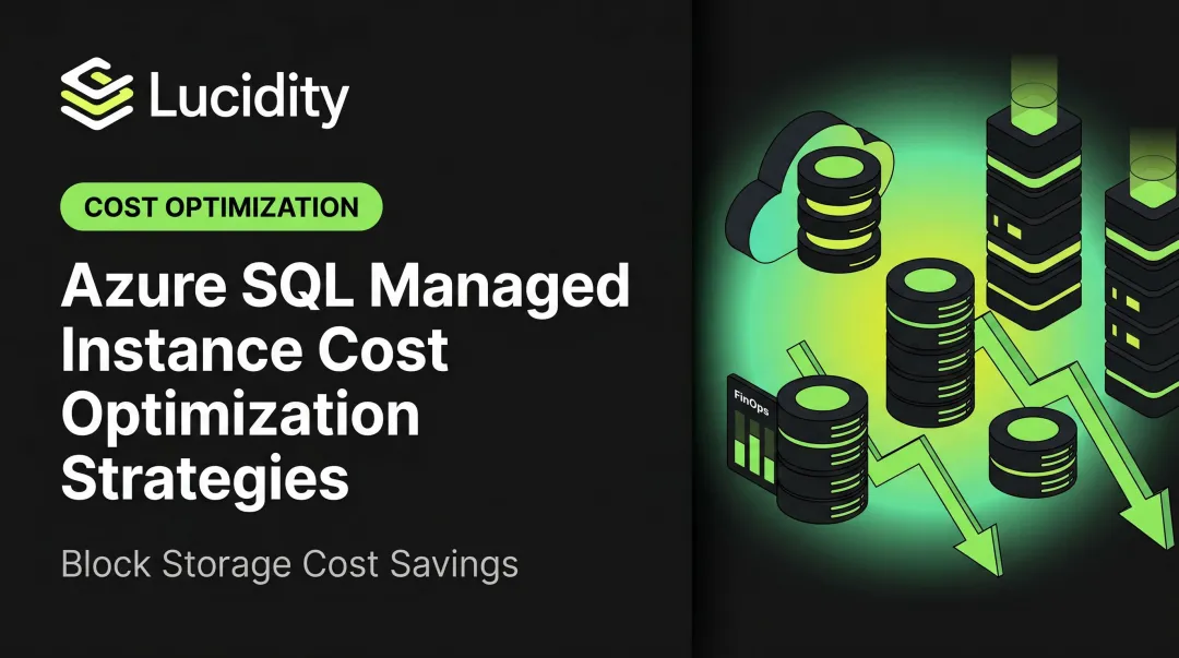 Azure SQL Managed Instance Cost Optimization Strategies