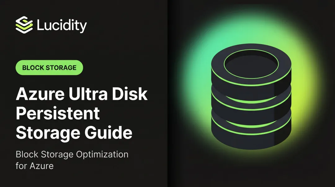 Azure Ultra Disk Persistent Storage Guide