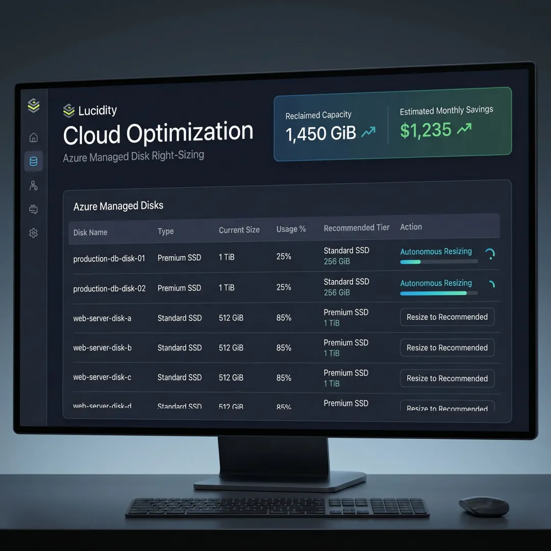 Autonomous Azure storage optimization workflow