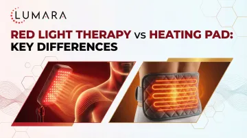 Red light therapy panel versus heating pad comparison - mechanism and use case overview