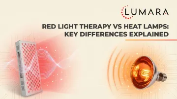 Red light therapy versus heat lamp comparison: spectrum, mechanism, and intended effects