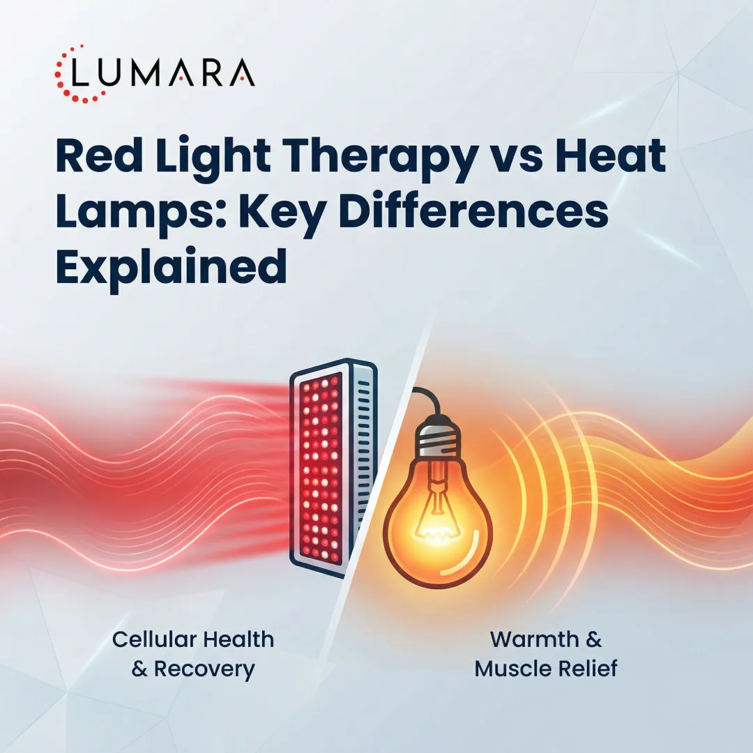 Red Light Therapy vs Heat Lamps: Key Differences Explained