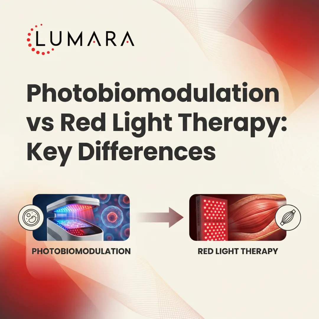 Photobiomodulation vs Red Light Therapy: Key Differences