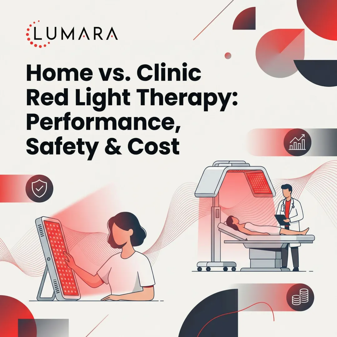 Home vs. Clinic Red Light Therapy: Performance, Safety & Cost