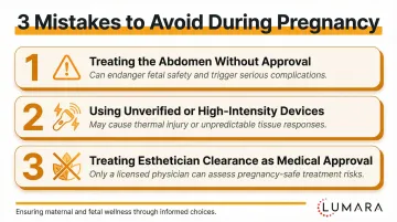 Common mistakes with red light therapy during pregnancy: pelvic use, assuming non-invasive equals safe, self-authorization