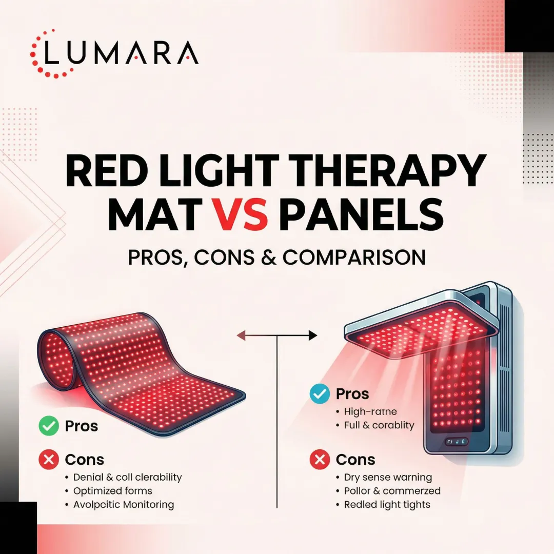 Red Light Therapy Mat vs Panels: Pros, Cons & Comparison